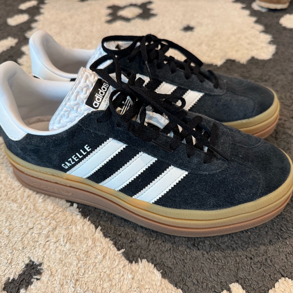 Adidas Gazelle Bold Black Sneakers